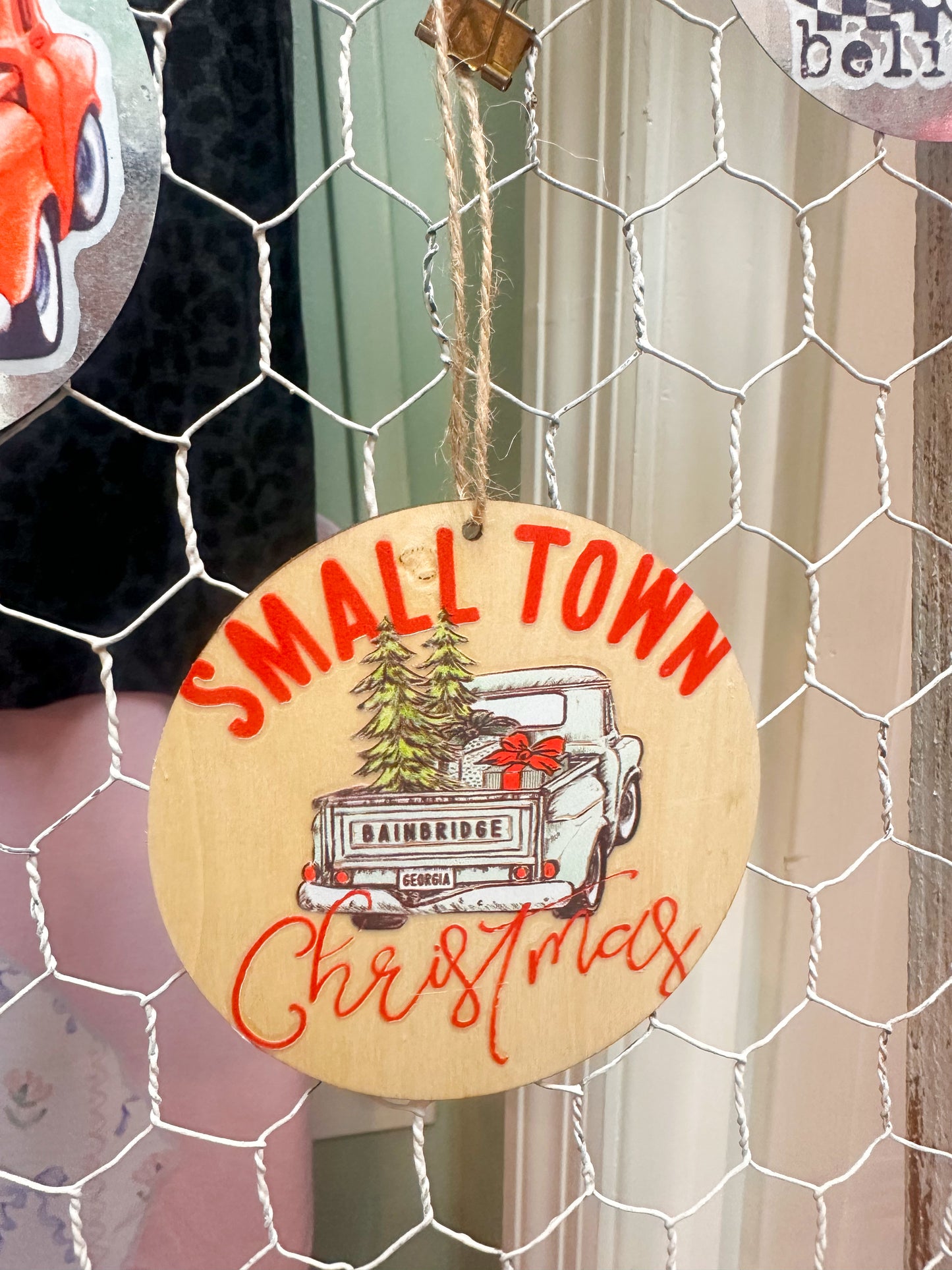 Small Town Christmas Ornament