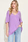 Basic Bae Full Size Bamboo V-Neck Drop Shoulder T-Shirt