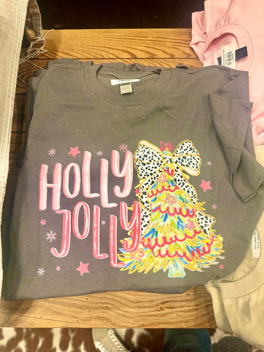 Preppy Holly Jolly Tee