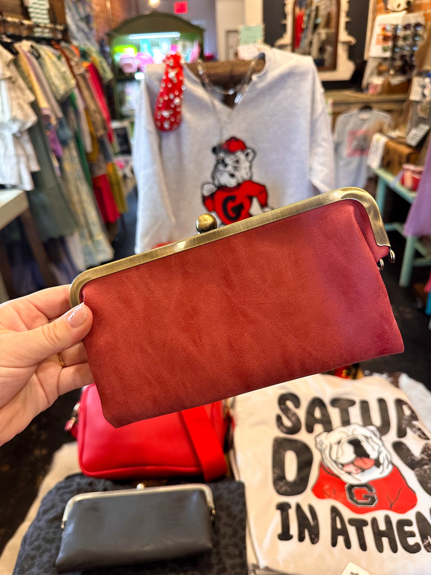 Karen Clutch Wallet (Red)