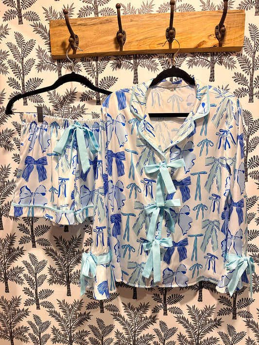 Boujee Bow Pajama Set