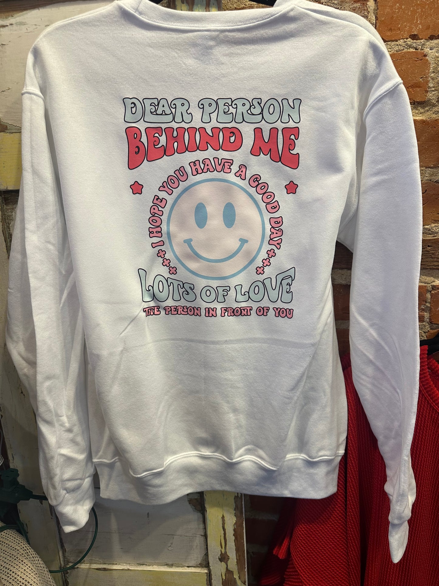 Person Behind Me Sweatshirt