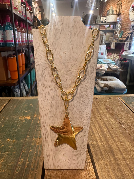 Big star necklace