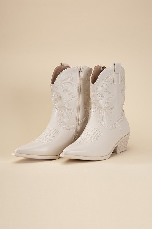 WILLA-1 Western Booties