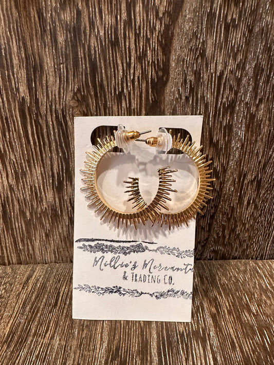 Sunburst Hoops