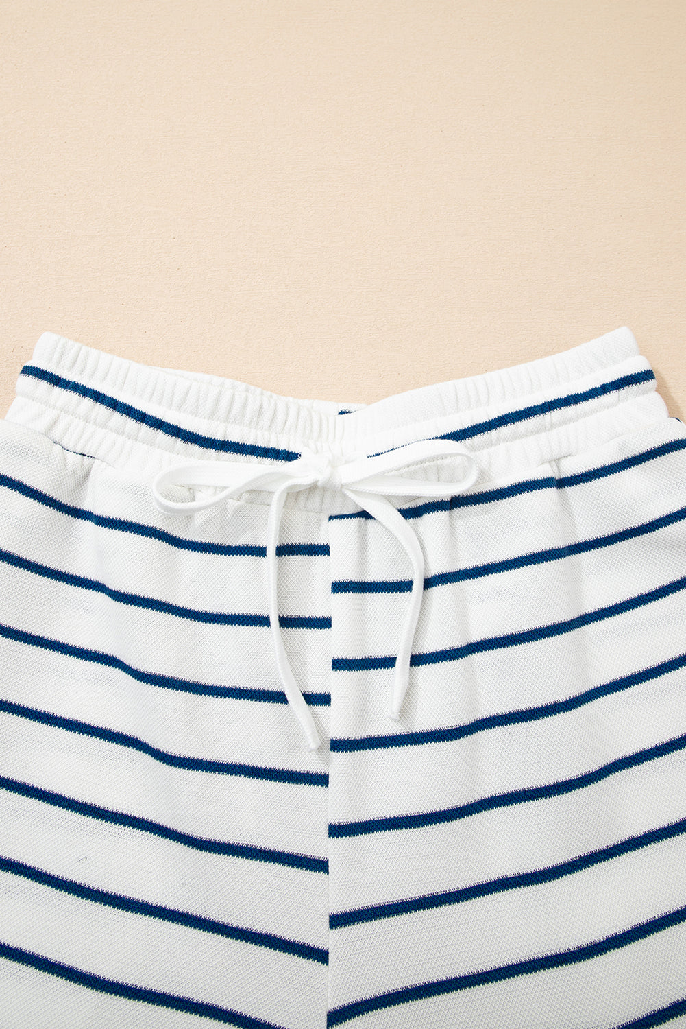 Sail Blue Casual Wide Leg 2pcs Pants Set