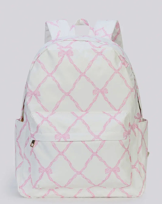Pink Bow Backpack