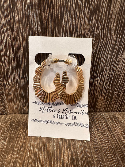 Gold Olly Hoops