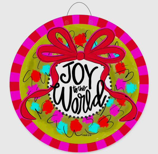 Joy To The World Doorhanger