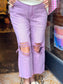Lola Distressed Jeans (Violet)