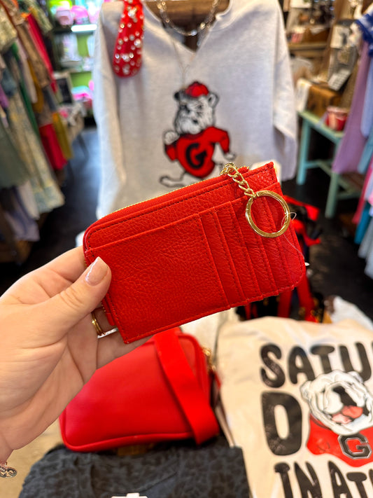 Tina Keychain Wallet (Red)