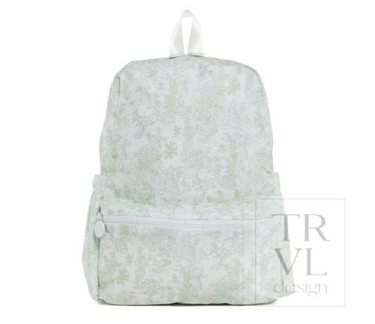 TRVL Backpacker (Bunny Toile Green)