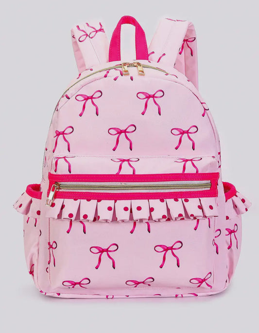 Bow Ruffle Backpack