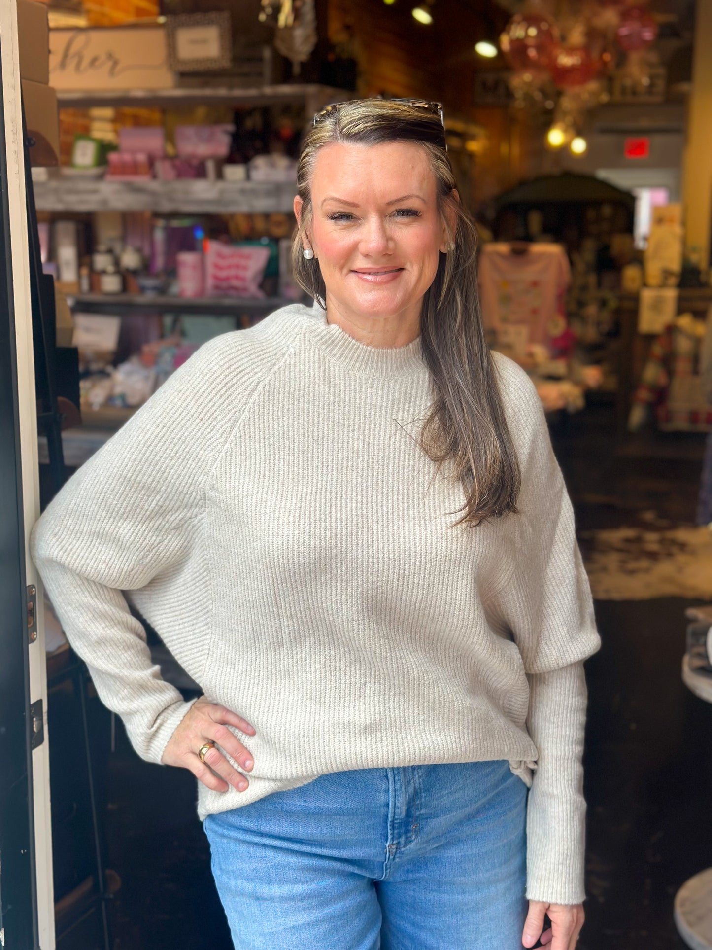 Delicate Dolman Sweater