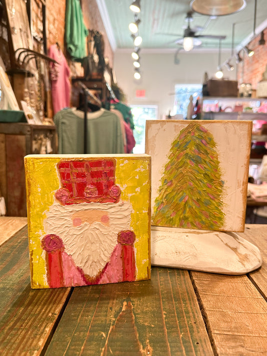 O Christmas Tree Textured Block