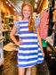 Vivi Stripe Ruffle Dress