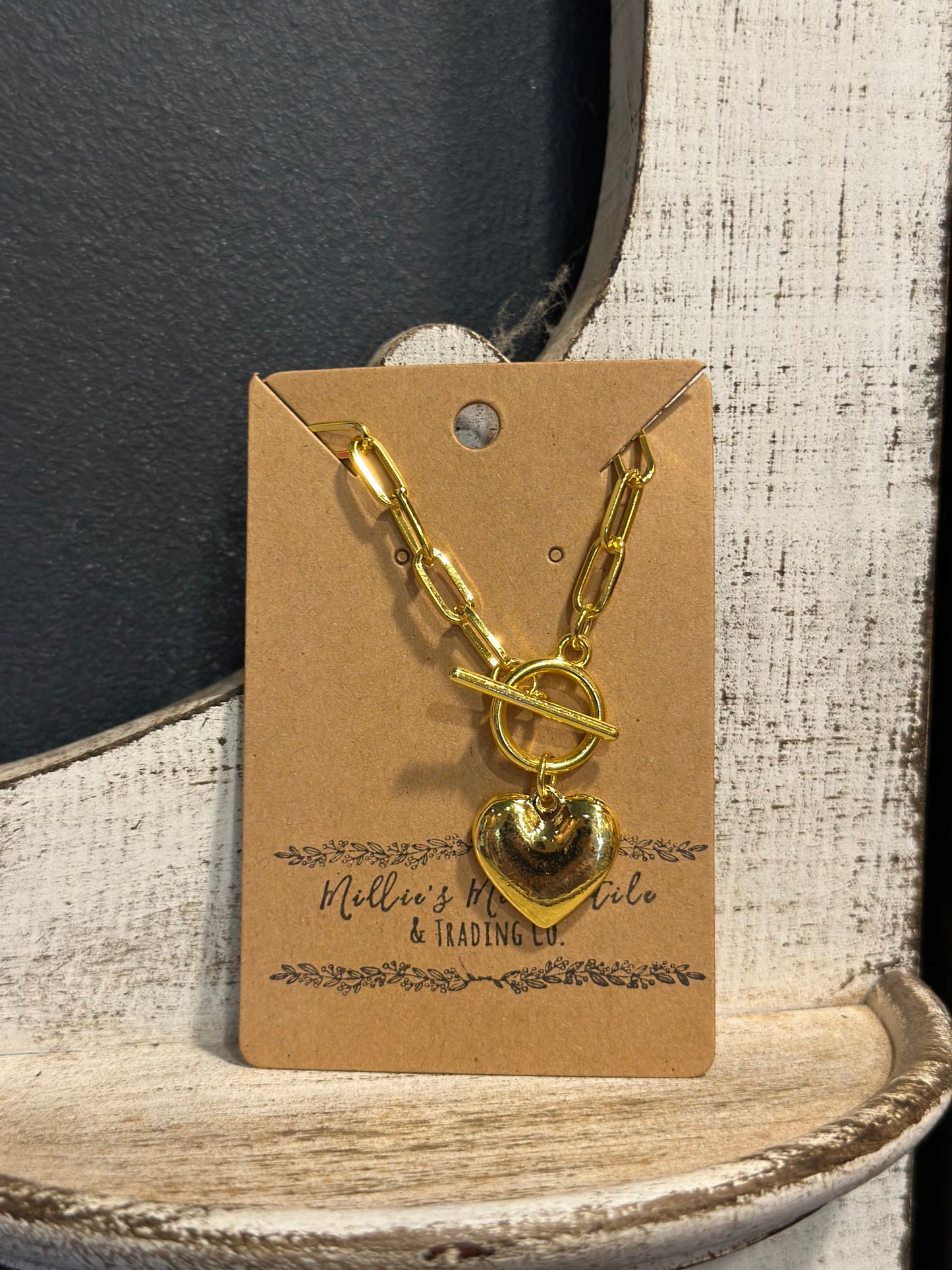 Goldie Heart necklace