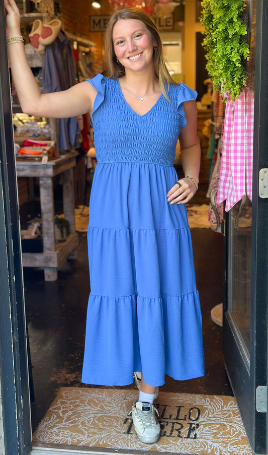 Dustie Blue Maxi Dress