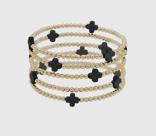 Hope Bracelet Set Black