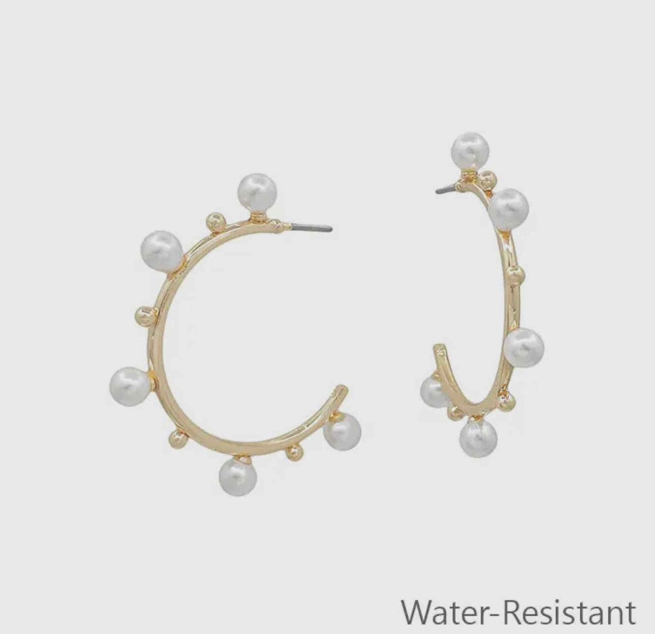 Catherine Pearl Hoops