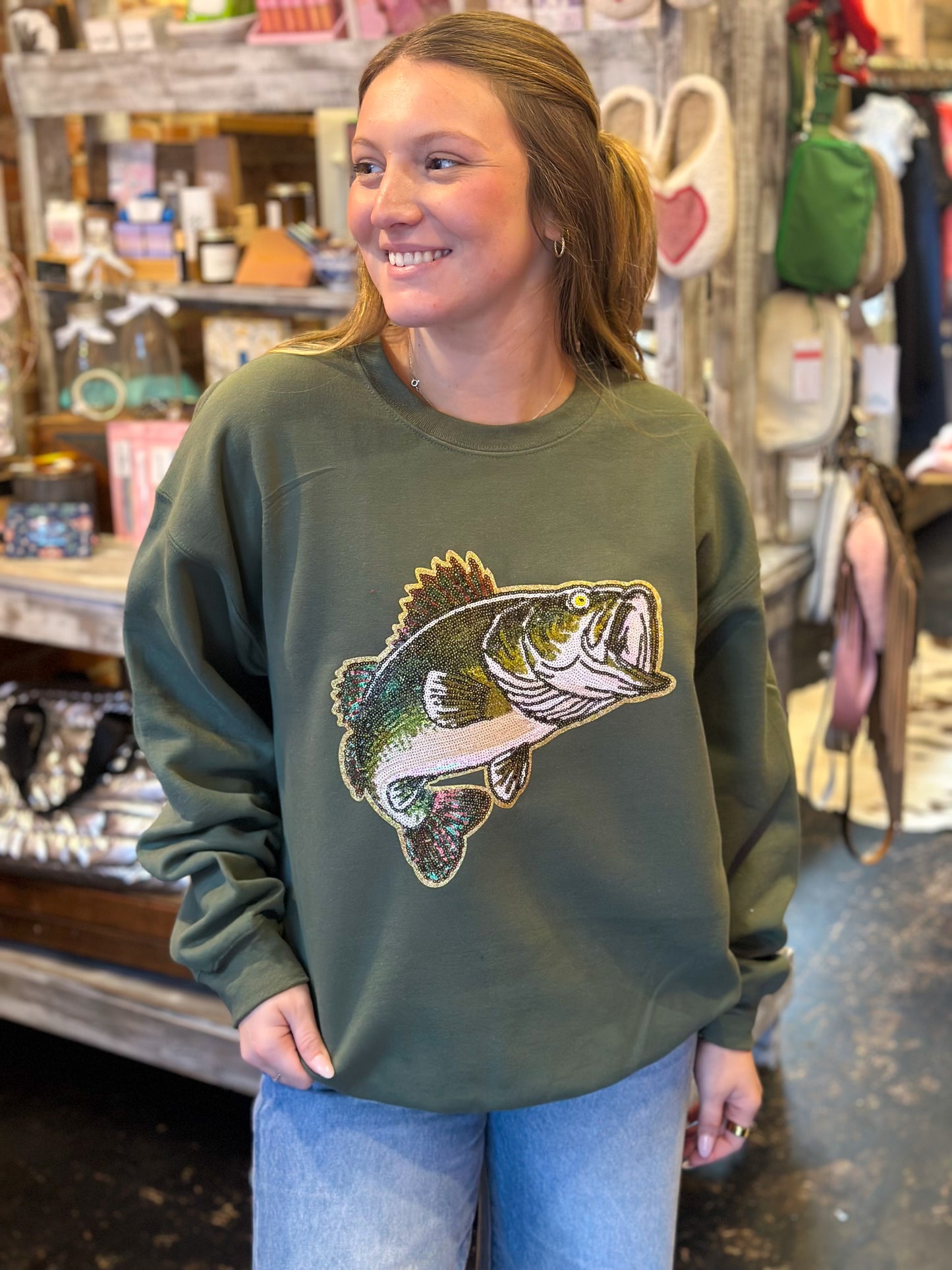 Sequin Bass Sweatshirt