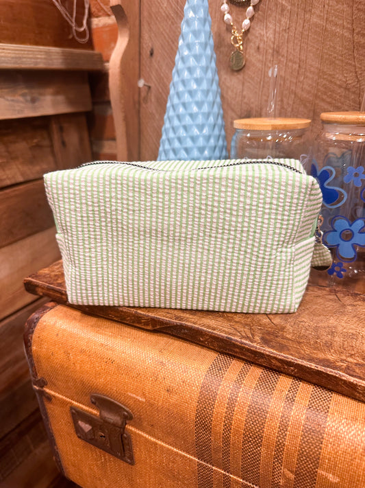 Sadie Seersucker Toiletry Bag