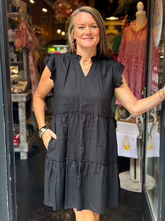 Game Day Ruffle Dress