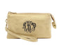 Gabbie Zippered Clutch (gold)