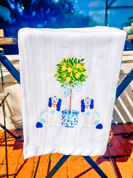 Stafford-shire Dog Tea Towel