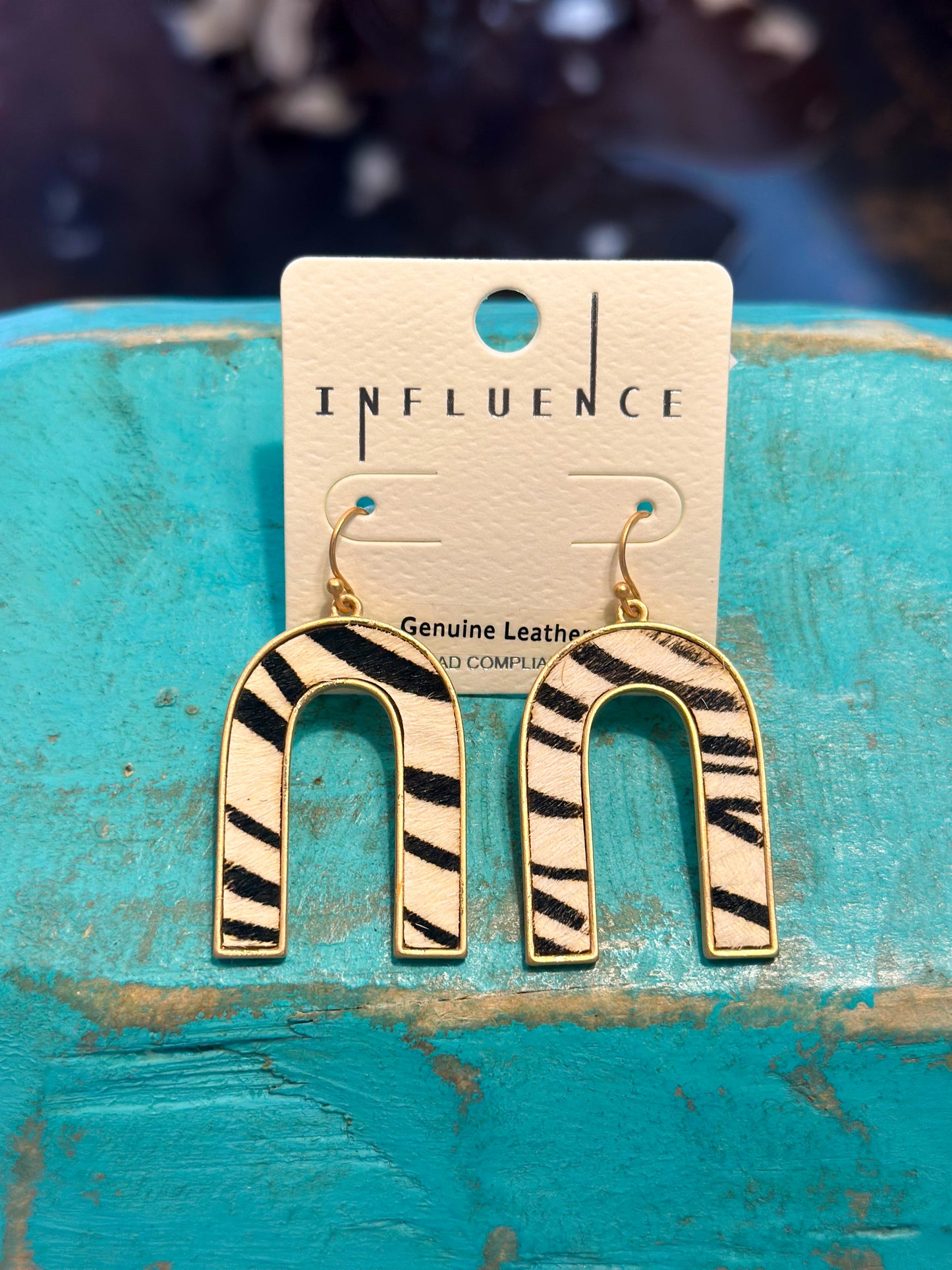 Zebra Arch Earrings