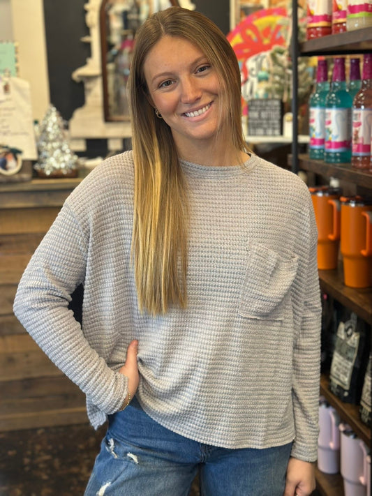 Wavie Waffle Knit Sweater