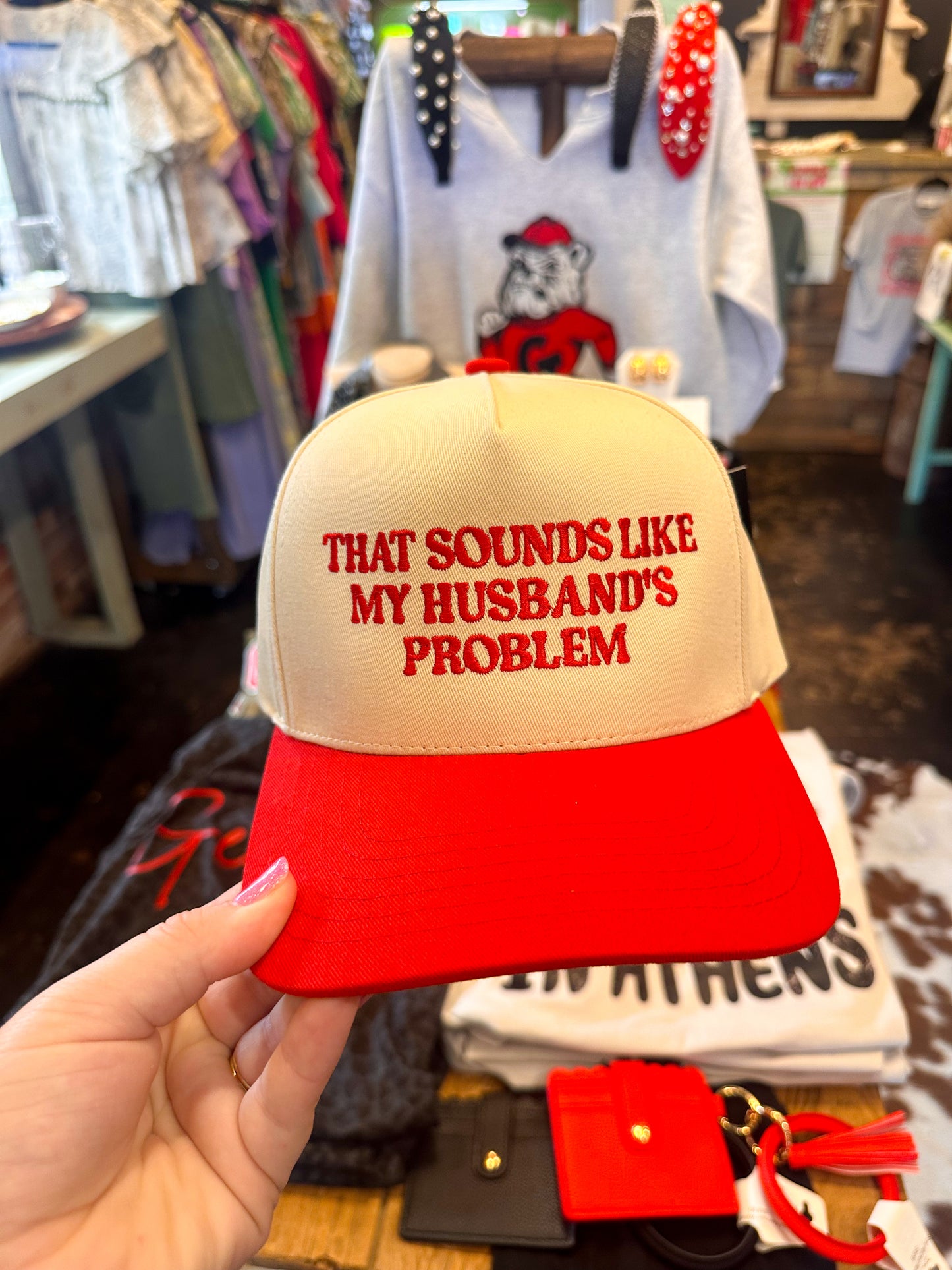 Husbands Problem Trucker Hat
