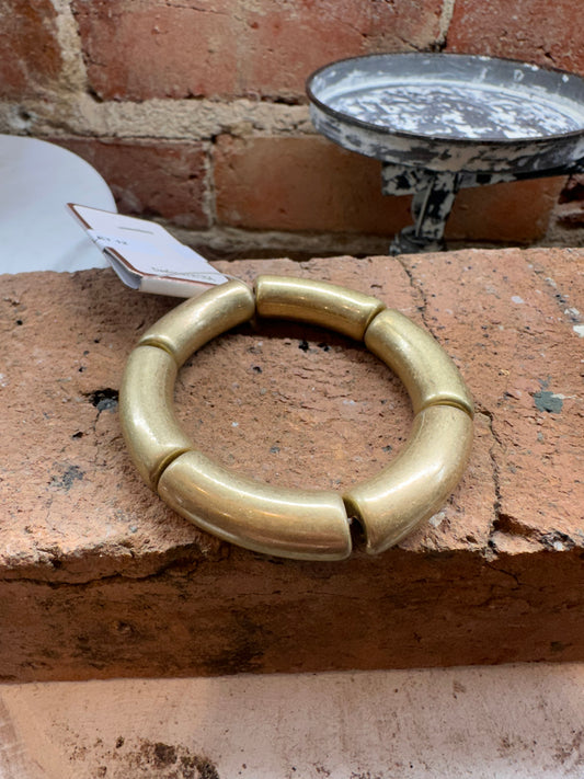 Gold Noodle Bracelet