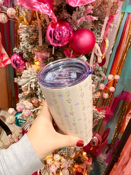 Preppy Floral Tumbler