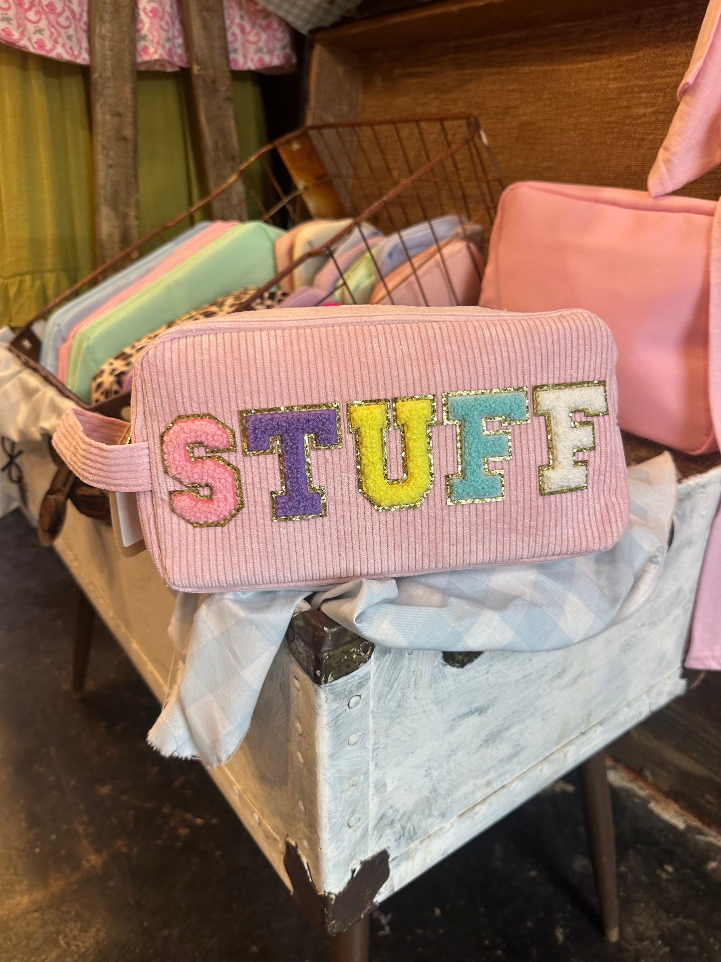 STUFF Corduroy Patch Bag