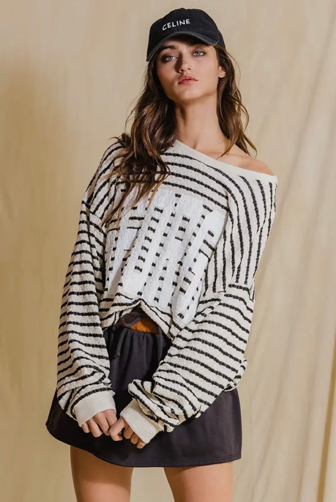 Georgia Stripe Sweater Top