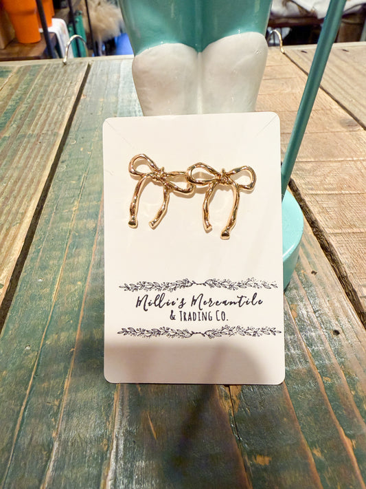 Cassie Bow Earrings