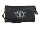 Gabbie Zippered Clutch (black)