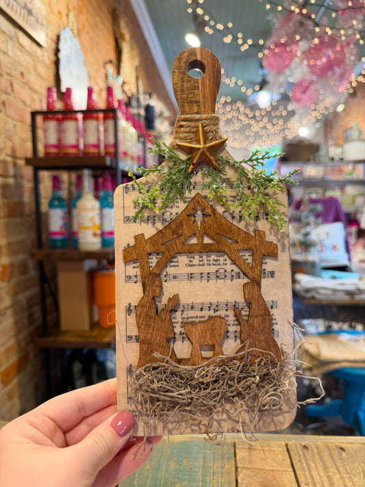 Nativity Song Sign (Heart of Darley)