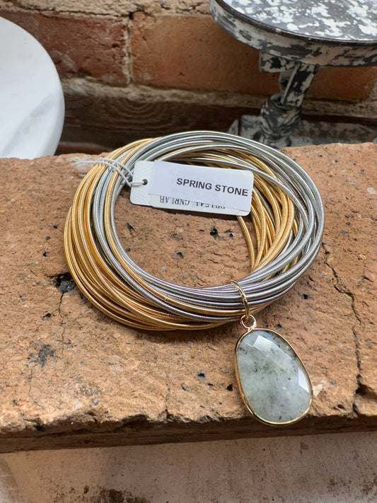Spring Stone Bracelet Set