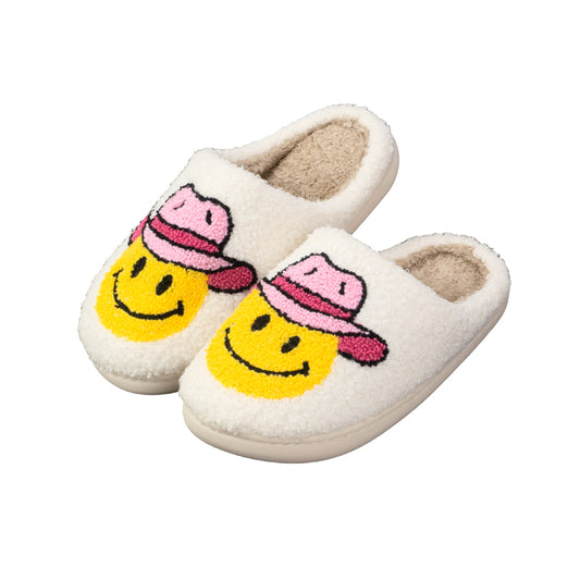 Howdy Smiley Slippers