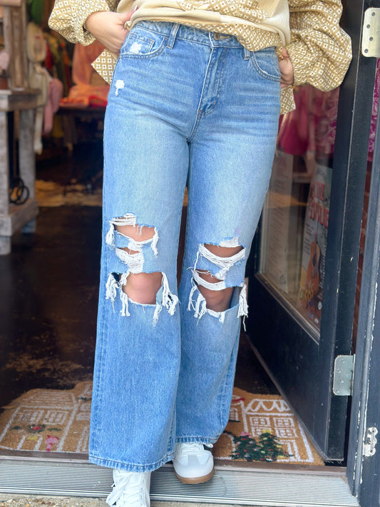 Babe Wide Leg Jeans