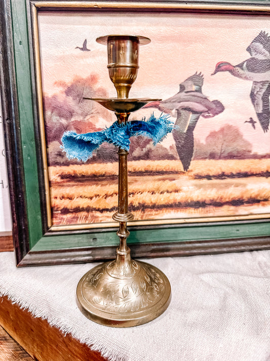 Vintage Brass Candlestick