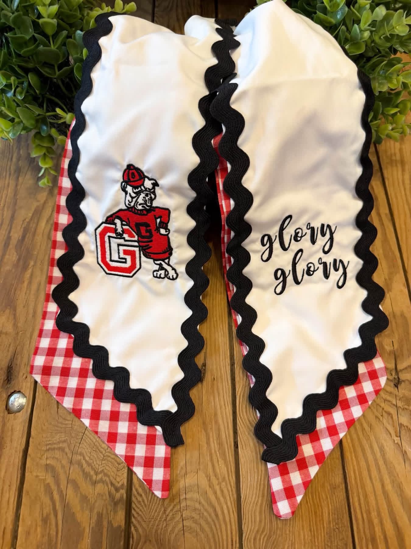 Georgia Double Layer Wreath Sash