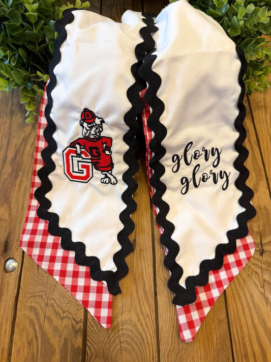 Georgia Double Layer Wreath Sash