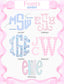 Monogram Tiger Print Tote