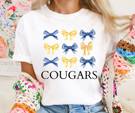 Cougars Bow Tee