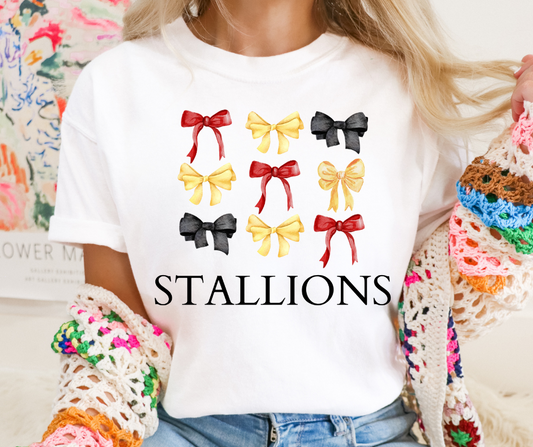 Stallions Bow Tee