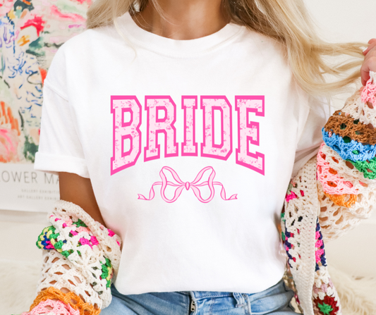 Bow Floral Bride Tee