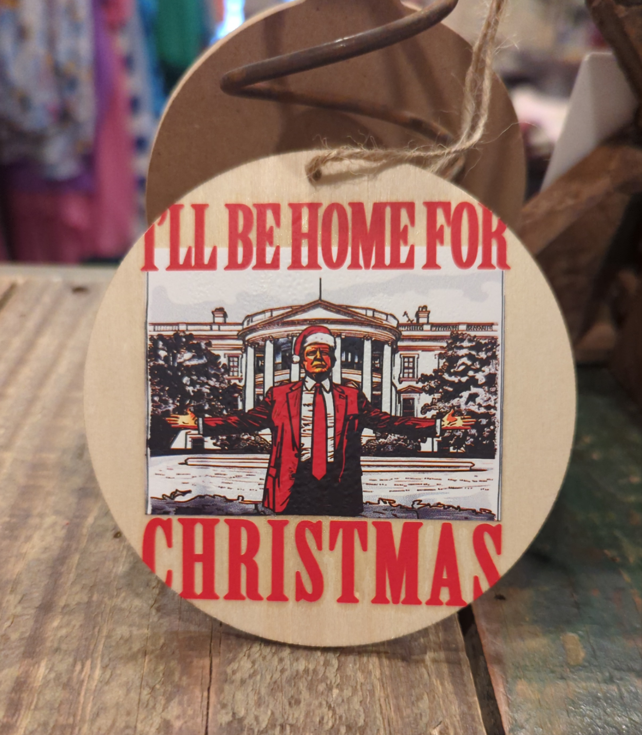 Trump Christmas Ornament